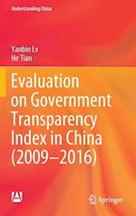 Evaluation on Government Transparency Index in China (2009—2016)