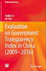 Evaluation on Government Transparency Index in China (2009—2016)