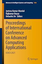 Proceedings of International Conference on Advanced Computing Applications