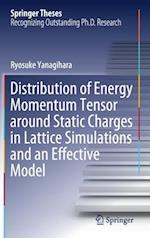 Distribution of Energy Momentum Tensor around Static Charges in Lattice Simulations and an Effective Model