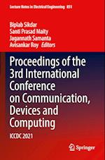 Proceedings of the 3rd International Conference on Communication, Devices and Computing