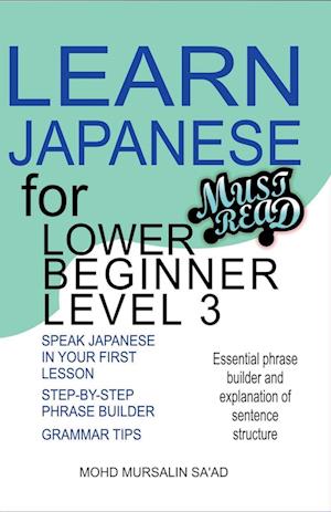 Learn Japanese for Lower Beginner level 3