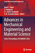 Advances in Mechanical Engineering and Material Science
