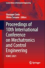 Proceedings of 10th International Conference on Mechatronics and Control Engineering