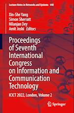 Proceedings of Seventh International Congress on Information and Communication Technology