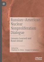 Russian–American Nuclear Nonproliferation Dialogue