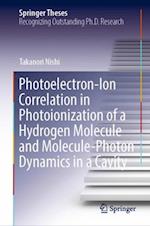 Photoelectron-Ion Correlation in Photoionization of a Hydrogen Molecule and Molecule-Photon Dynamics in a Cavity