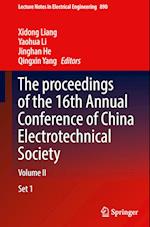 The proceedings of the 16th Annual Conference of China Electrotechnical Society