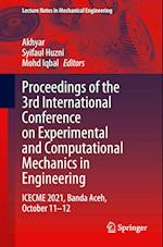 Proceedings of the 3rd International Conference on Experimental and Computational Mechanics in Engineering