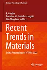 Recent Trends in Materials