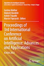 Proceedings of 3rd International Conference on Artificial Intelligence: Advances and Applications