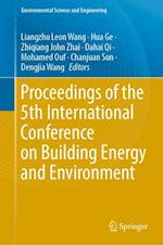 Proceedings of the 5th International Conference on Building Energy and Environment