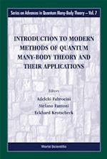 Introduction To Modern Methods Of Quantum Many-body Theory And Their Applications