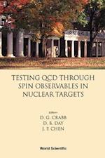 Testing Qcd Through Spin Observables In Nuclear Targets