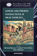 LEPTON AND PHOTON INTERACTIONS AT HIGH ENERGIES - PROCEEDINGS OF THE XXII INTERNATIONAL SYMPOSIUM