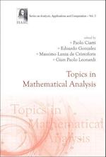 Topics In Mathematical Analysis