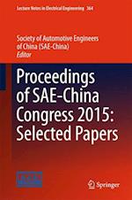 Proceedings of SAE-China Congress 2015: Selected Papers