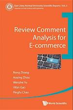 Review Comment Analysis For E-commerce
