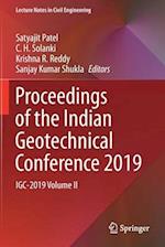 Proceedings of the Indian Geotechnical Conference 2019