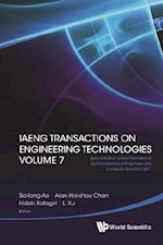 Iaeng Transactions On Engineering Technologies Volume 7 - Special Edition Of The International Multiconference Of Engineers And Computer Scientists 2011