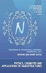 Physics, Chemistry And Applications Of Nanostructures - Proceedings Of The International Conference Nanomeeting - 2013