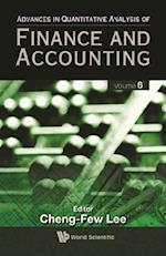 Advances In Quantitative Analysis Of Finance And Accounting (Vol. 6)