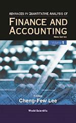 Advances In Quantitative Analysis Of Finance And Accounting - New Series