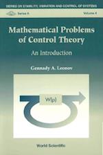 Mathematical Problems Of Control Theory: An Introduction