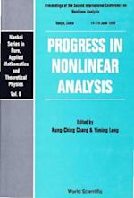 Progress In Nonlinear Analysis - Proceedings Of The Second International Conference On Nonlinear Analysis