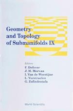 Geometry And Topology Of Submanifolds Ix