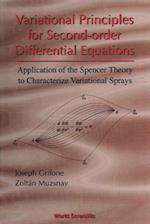 Variational Principles For Second-order Differential Equations, Application Of The Spencer Theory Of