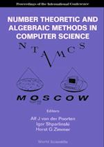 Number Theoretic And Algebraic Methods In Computer Science - Proceedings Of The International Conference