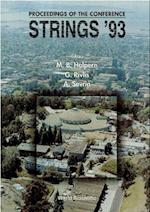 Strings '93 - Proceedings Of The Conference