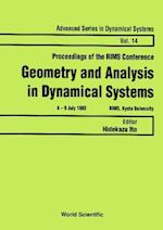 Geometry And Analysis In Dynamical Systems - Proceedings Of The Rims Conference