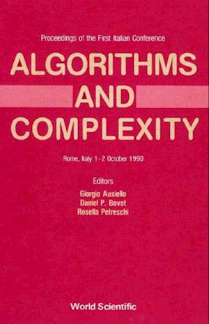 Algorithms And Complexity - Proceedings Of The First Italian Conference