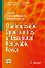 Challenges and Opportunities of Distributed Renewable Power