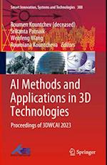 AI Methods and Applications in 3D Technologies