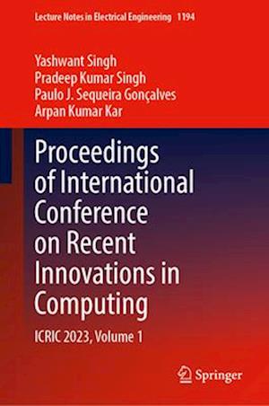 Proceedings of International Conference on Recent Innovations in Computing