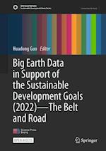 Big Earth Data in Support of the Sustainable Development Goals (2022)--The Belt and Road