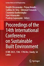 Proceedings of the 14th International Conference on Sustainable Built Environment