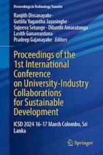 Proceedings of the 1st International Conference on University-Industry Collaborations for Sustainable Development