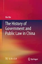 The History of Government and Public Law in China