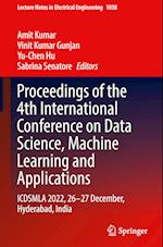 Proceedings of the 4th International Conference on Data Science, Machine Learning and Applications
