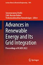 Advances in Renewable Energy and its Grid Integration