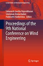 Proceedings of the 9th National Conference on Wind Engineering