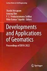Developments and Applications of Geomatics