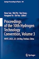 Proceedings of the10th Hydrogen Technology Convention, Volume 3