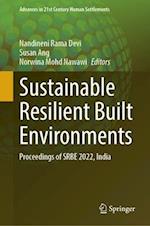Sustainable Resilient Built Environments