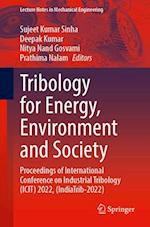Tribology for Energy, Environment and Society