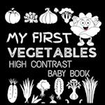 High Contrast Baby Book - Vegetables